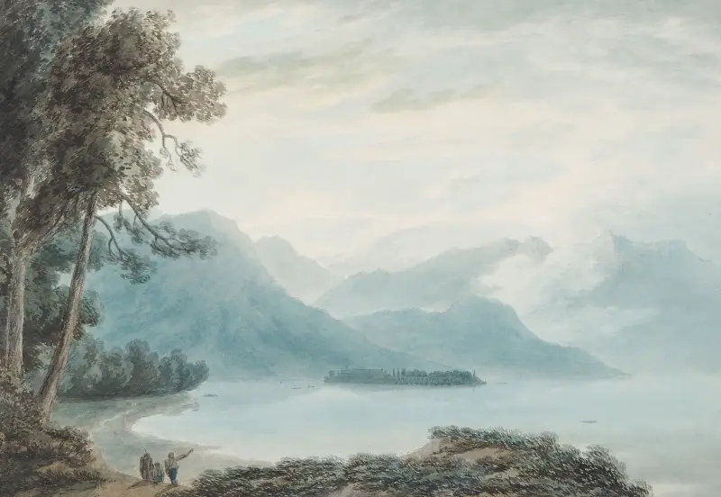 Isola Bella, Lago Maggiore von John Robert Cozens