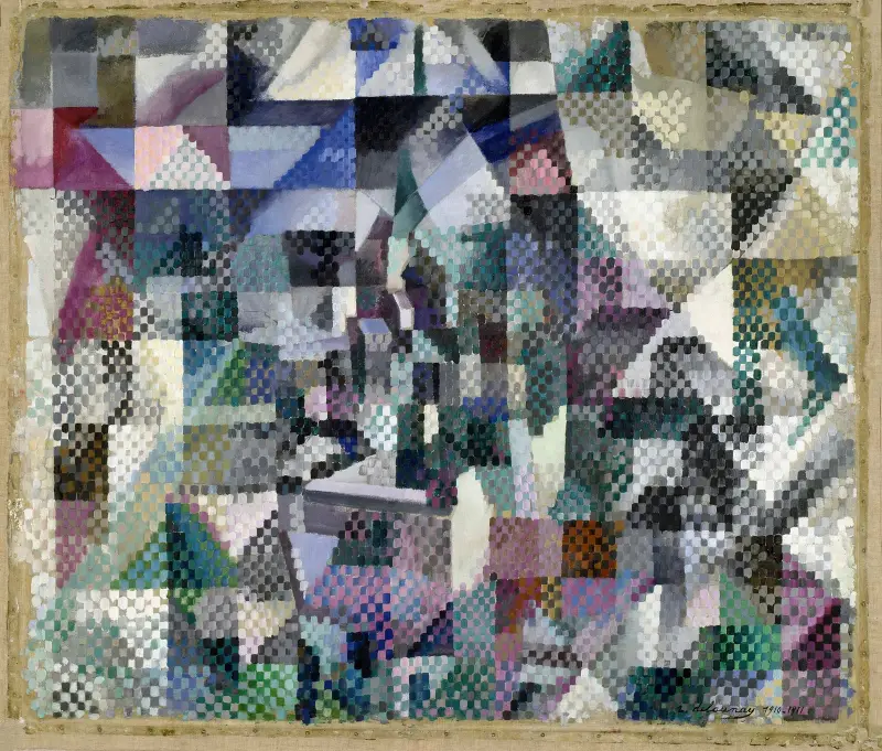 Fenster auf die Stadt Nr. 3 von Robert Delaunay