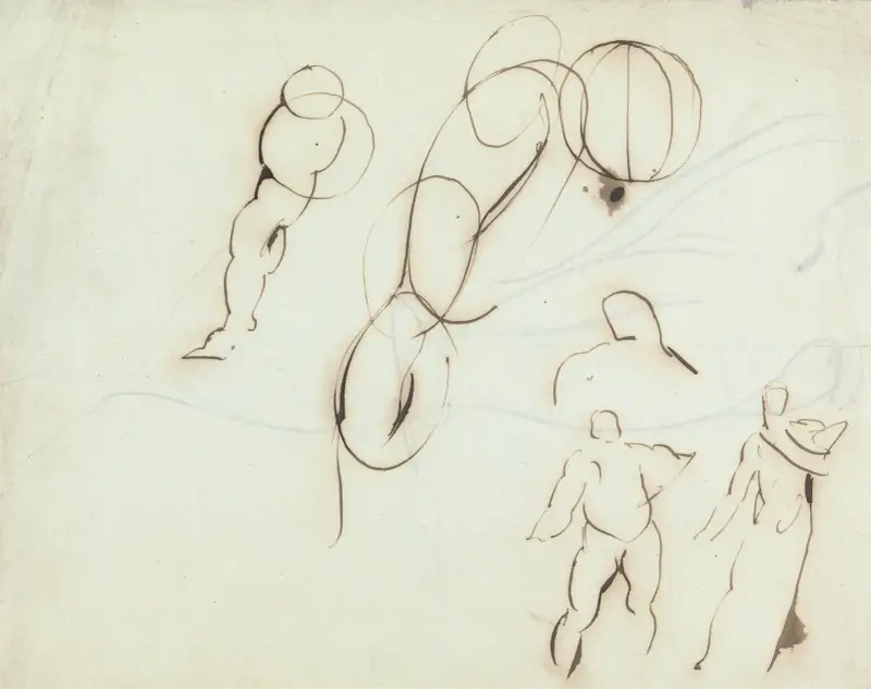 Figure studies. av Benjamin Robert Haydon