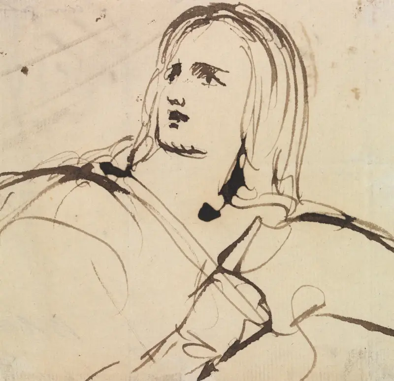 Study For, Christ’s Entry into Jerusalem. (1810 to 1820), 1810 – nr 1 av Benjamin Robert Haydon