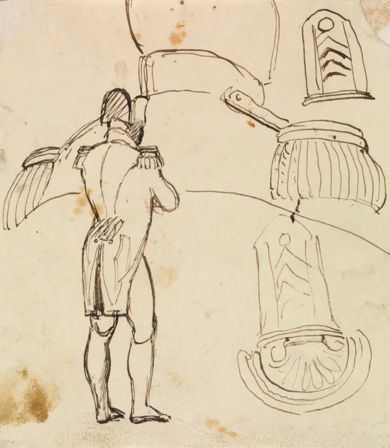 Study for Napoleon Bonaparte av Benjamin Robert Haydon