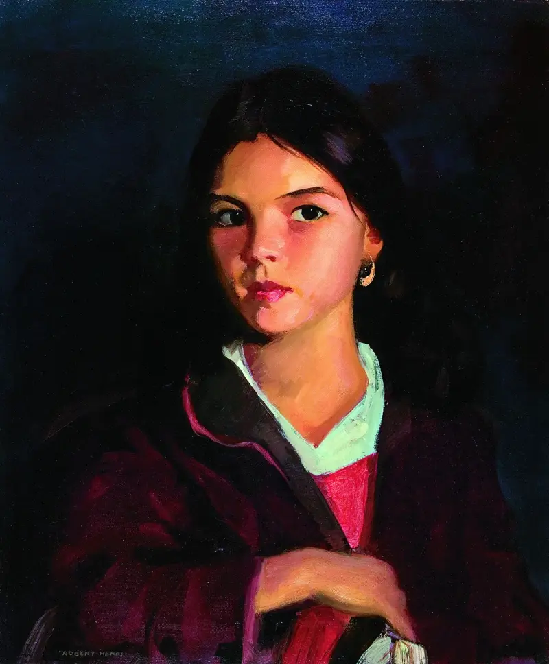 Bernadita av Robert Henri