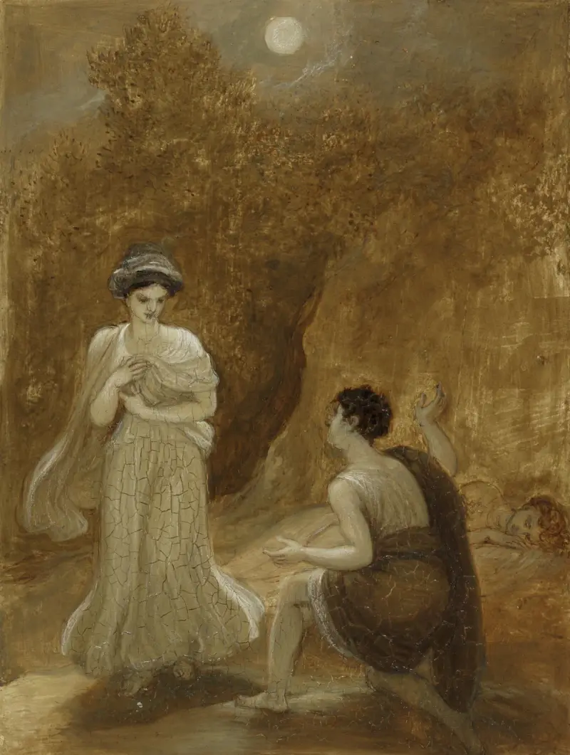 Lysander erklärt Helena seine Liebe von Robert Smirke