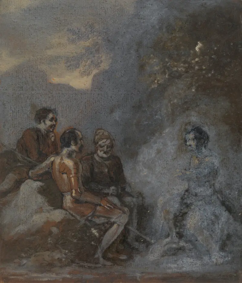 Oberon und Puck, 1825 von Robert Smirke