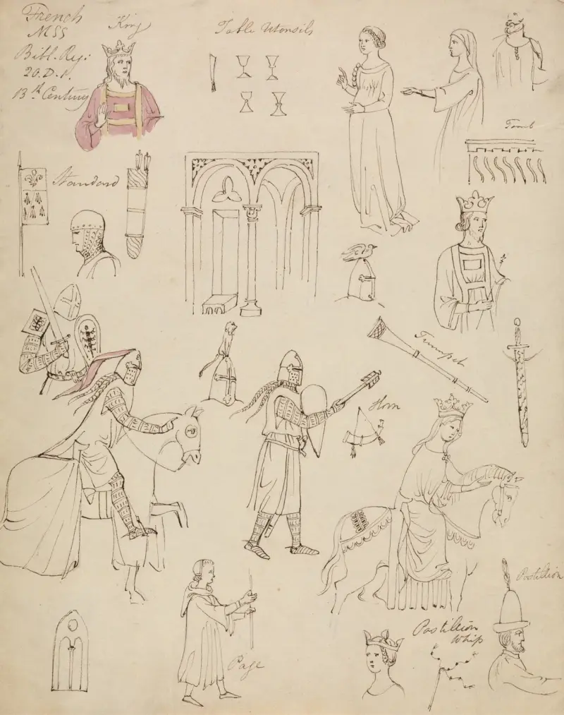 Studies from a Fench MSS Bible Register av Robert Smirke
