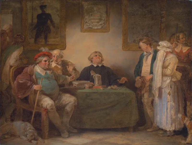 De sju åldrarna – Domaren, 'Som ni vill ha det', II, vii av Robert Smirke