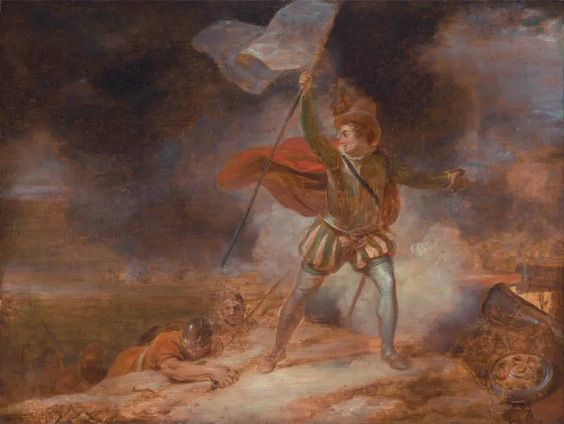 Die sieben Lebensalter des Menschen – Der Soldat, ‚Wie es euch gefällt‘, II, vii von Robert Smirke