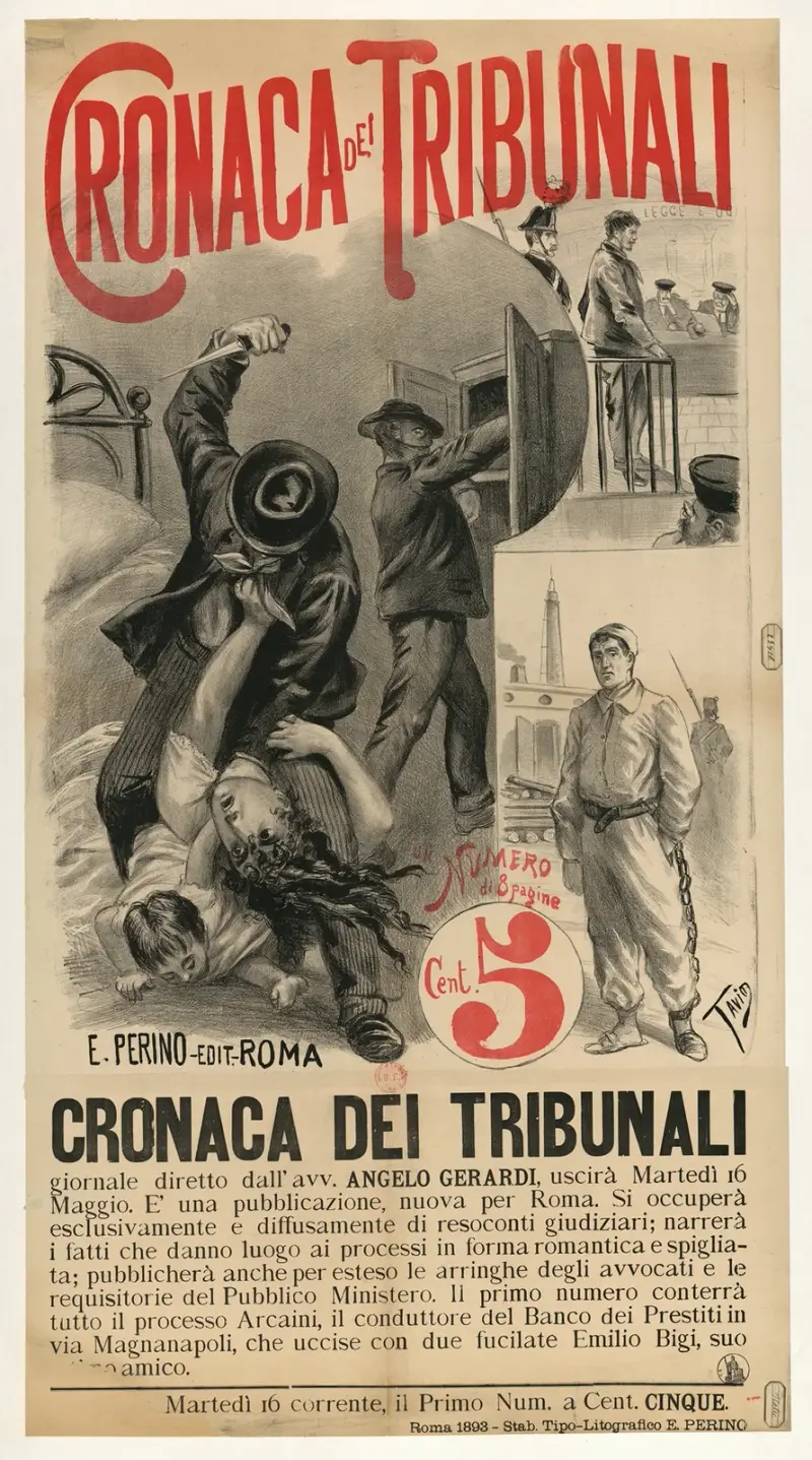 Cronaca dei tribunali, Ottavio Rodella Tavio