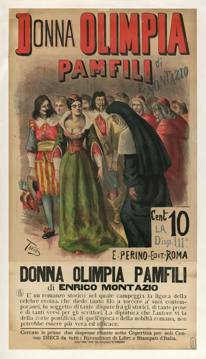 Donna Olimpia Pamfili av E. Enrico Montazzio av Ottavio Rodella Tavio