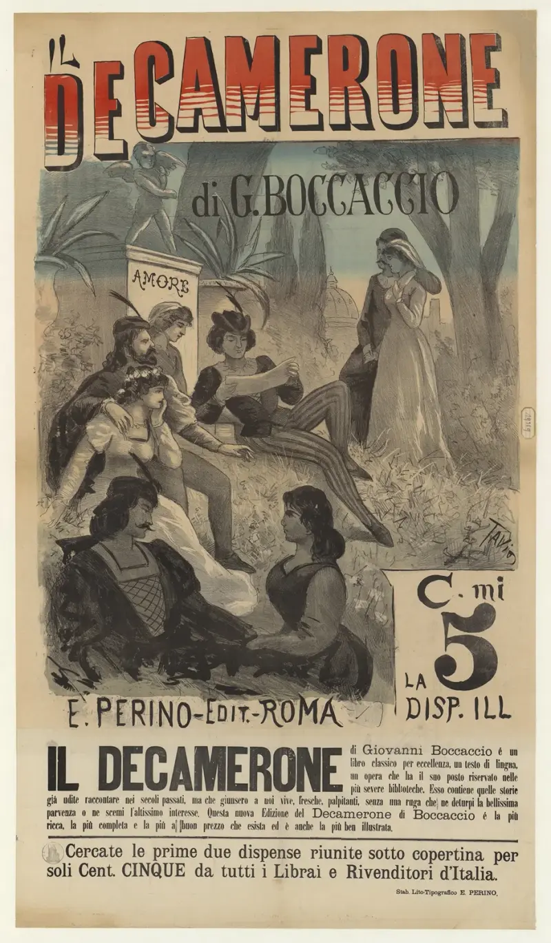 Decamerone av G. Boccaccio av Ottavio Rodella Tavio