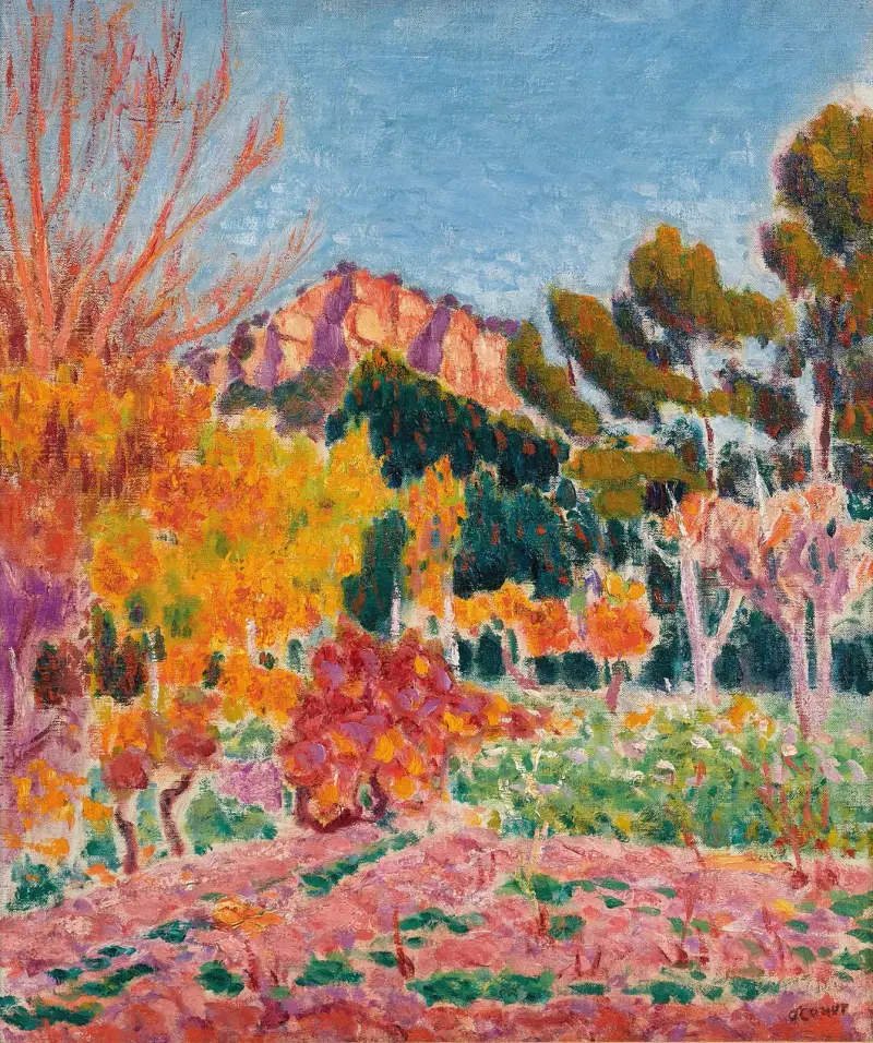 Landschaft, Cassis von Roderic O'Conor