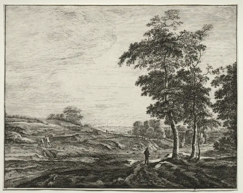 Peasant Seen from the Back av Roelant Roghman