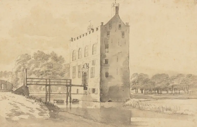 Das Schloss Giessenburg bei Gorinchem von Roelant Roghman