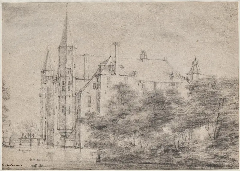 Schloss Zuylen bei Utrecht von Roelant Roghman