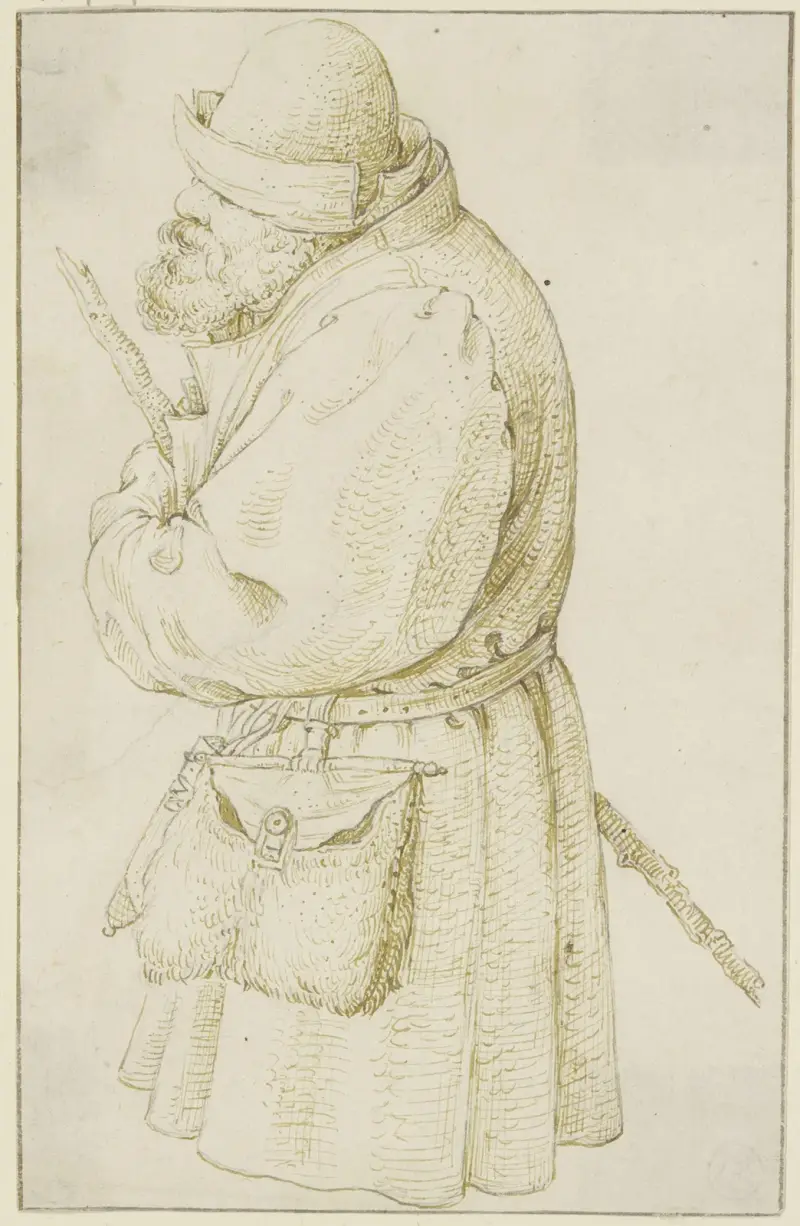 Chłop z laską, Roelant Savery