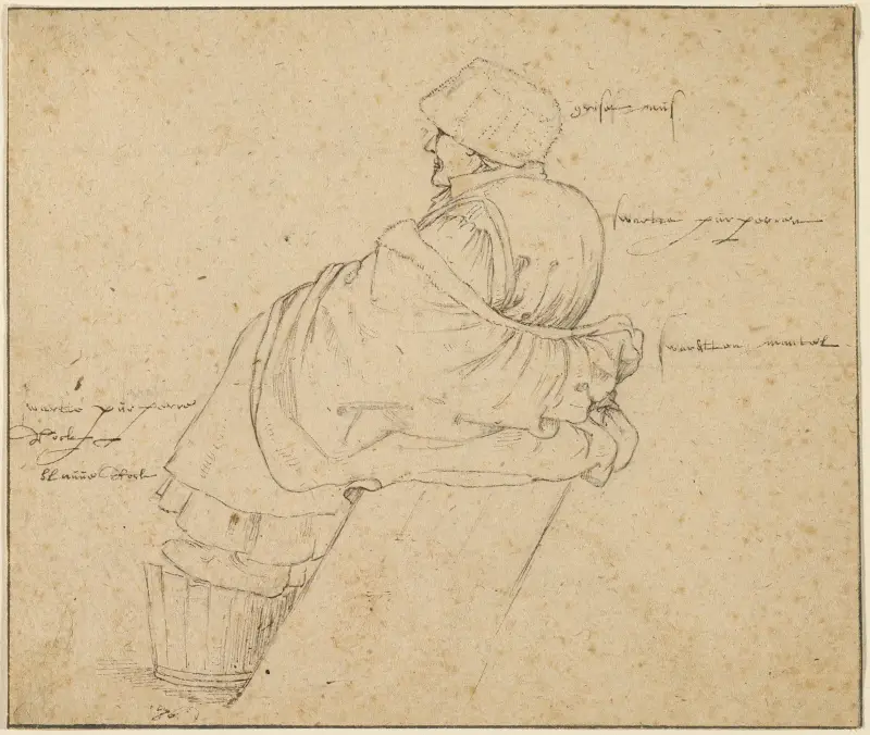 Seated Woman av Roelant Savery