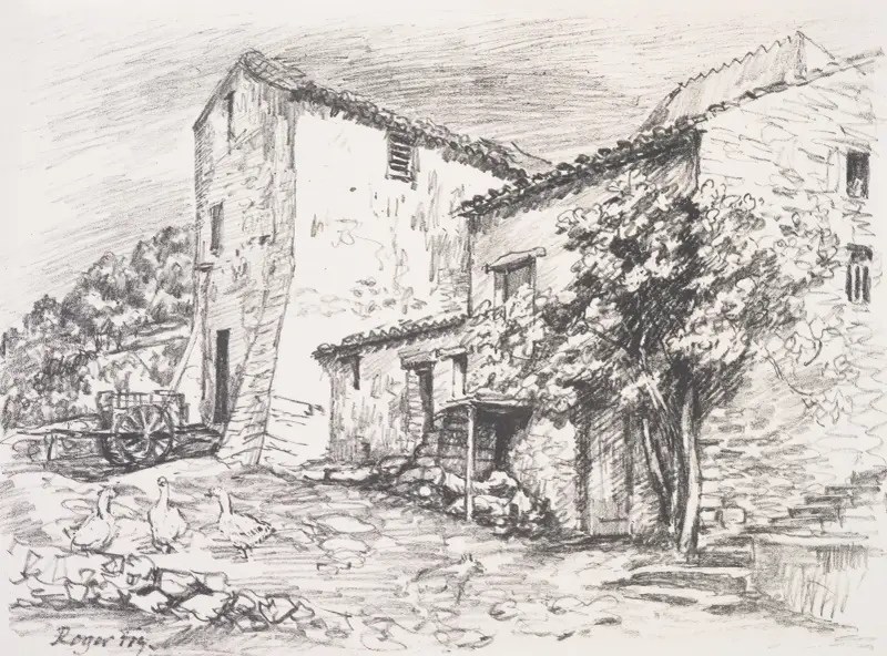 Farmhouse av Roger Fry