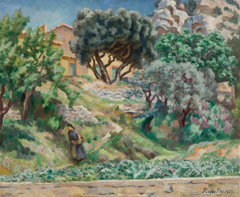 Provenzalische Landschaft, St-Rémy von Roger Fry