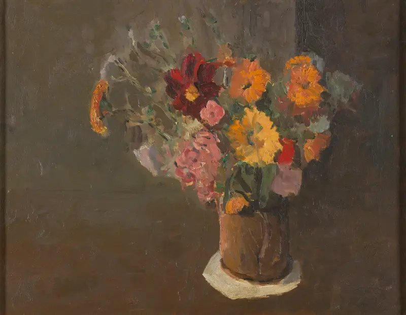 Martwa natura (Asters jesienny w dzbanku), 1915 – Nr. 1, Roger Fry
