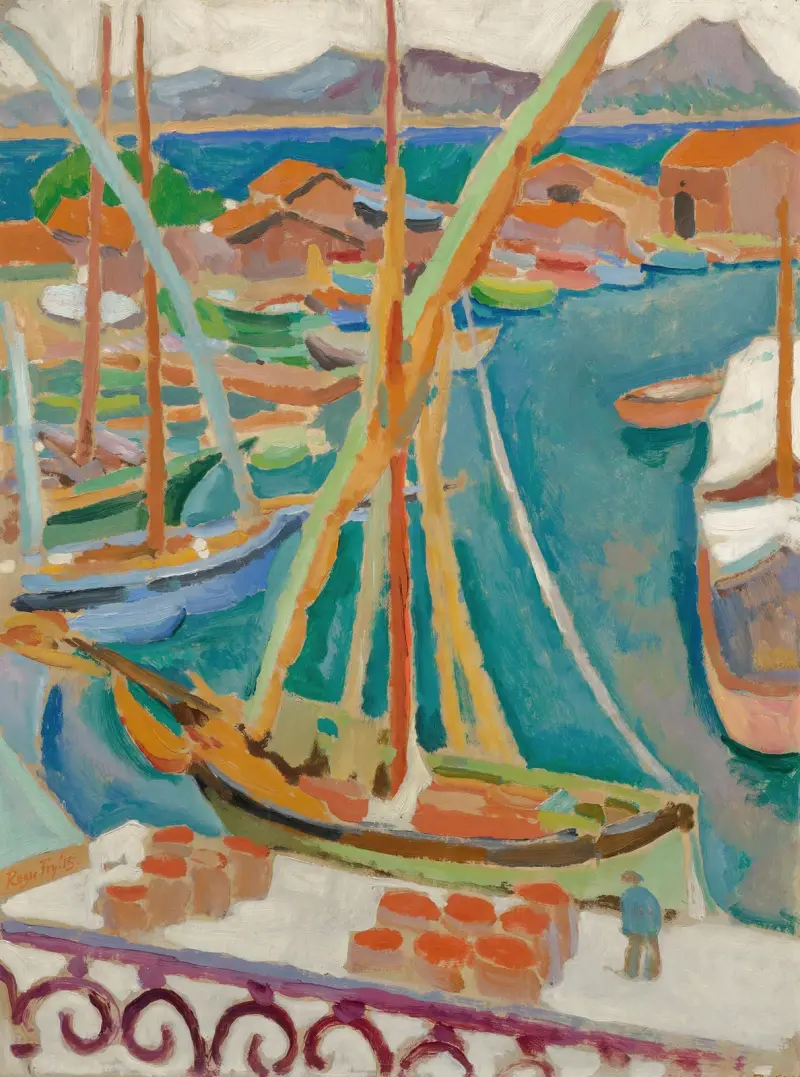 Der Kai, Saint-Tropez von Roger Fry
