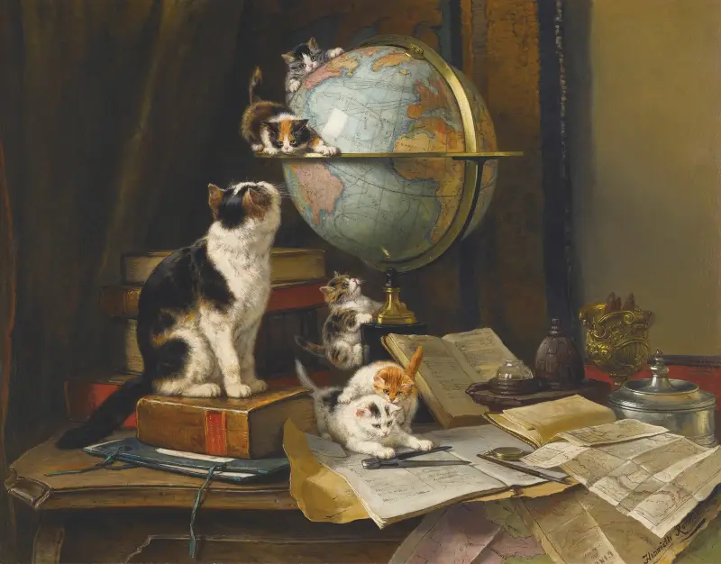The Globetrotters av Henriëtte Ronner-Knip