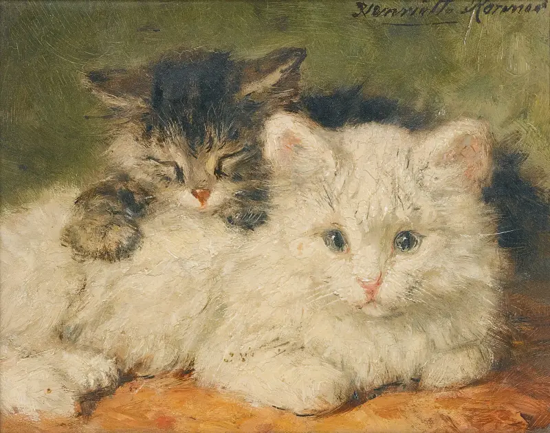 Dvě koťata – nr. 1, Henriëtte Ronner-Knip