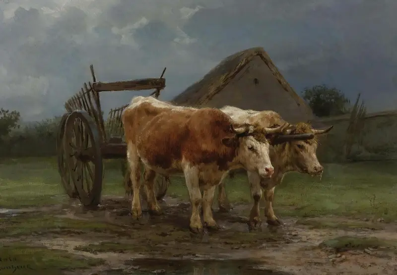 Vůl táhnoucí káru, Rosa Bonheur