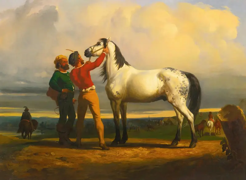 Šedý kůň (Na koňském trhu), Rosa Bonheur