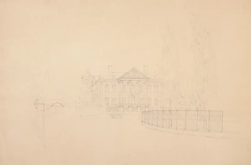Bowling Green – Zollhaus – früheres Government House, 1809 – Nr. 1 von John Rubens Smith
