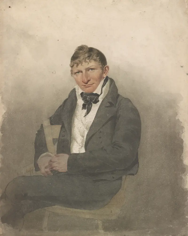 John Rubens Smith, autoportrét, John Rubens Smith