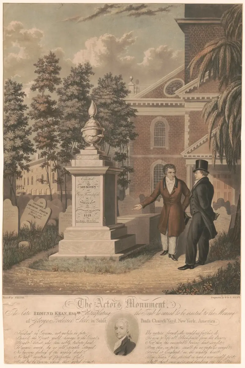 The actors monument av John Rubens Smith