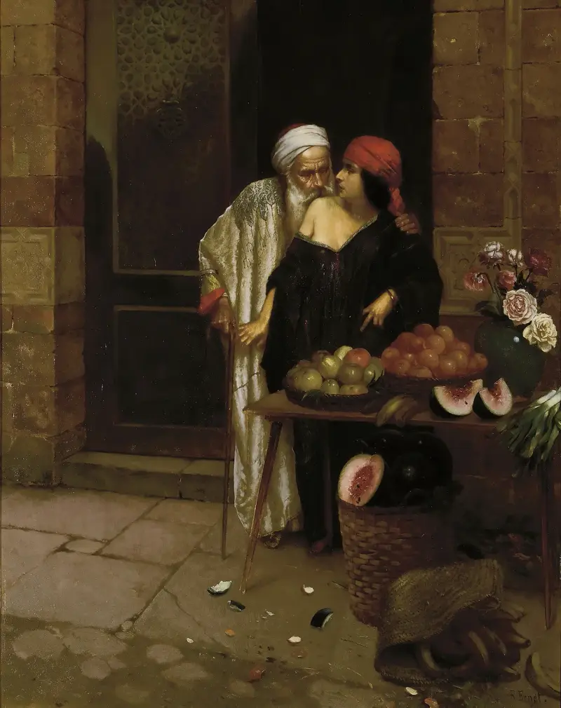 The Orange Seller av Rudolf Ernst