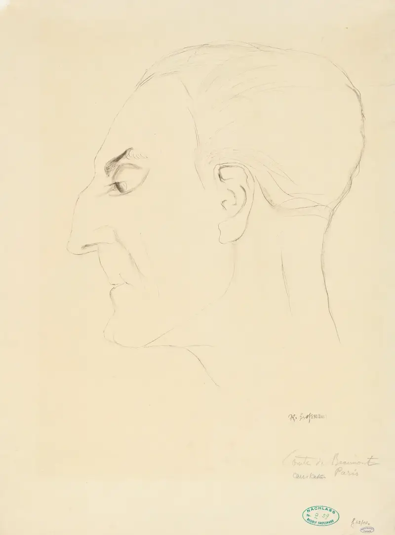 Graf Étienne de Beaumont, Paris von Rudolf Grossmann