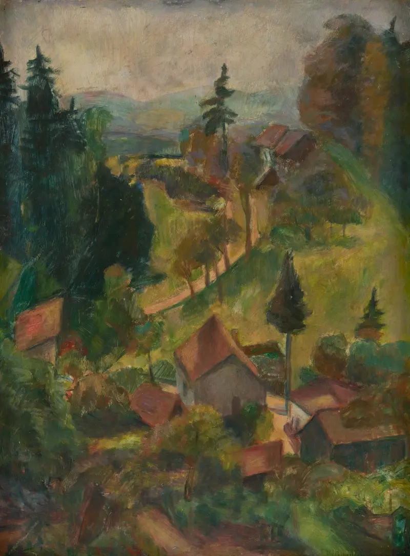Dorflandschaft von Rudolf Grossmann