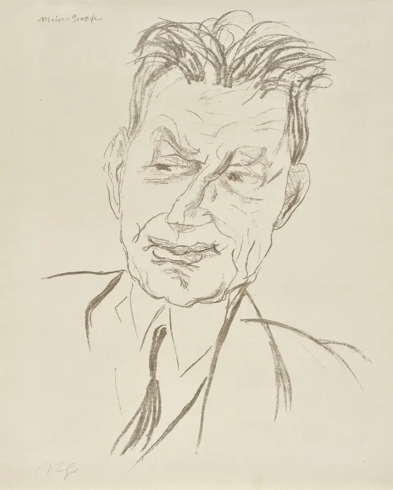 Julius Meier-Graefe, 1925 av Rudolf Grossmann