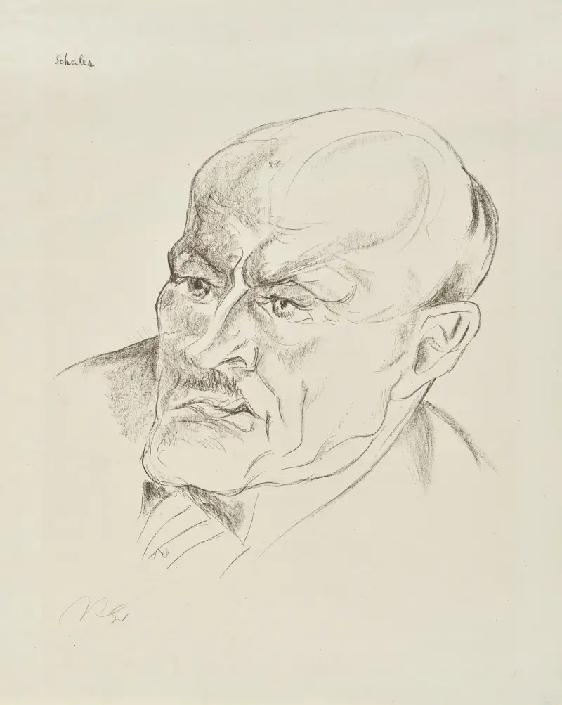 Max Scheler von Rudolf Grossmann