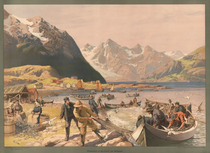 Europa – sillfiske vid Norges kust av Rudolf Hellgrewe