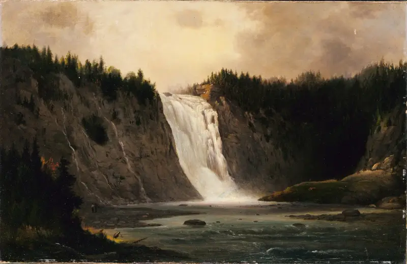 Wasserfall am Mont-Morency von Robert S. Duncanson