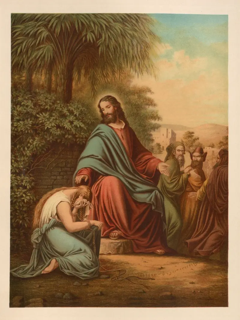 Christus und die Ehebrecherin von Jan Ladislaw Sýkora