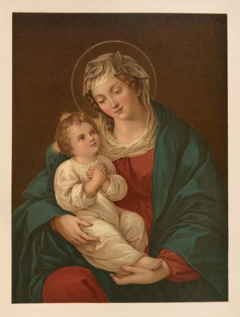 Maria mit dem Kinde Jesus von Jan Ladislaw Sýkora