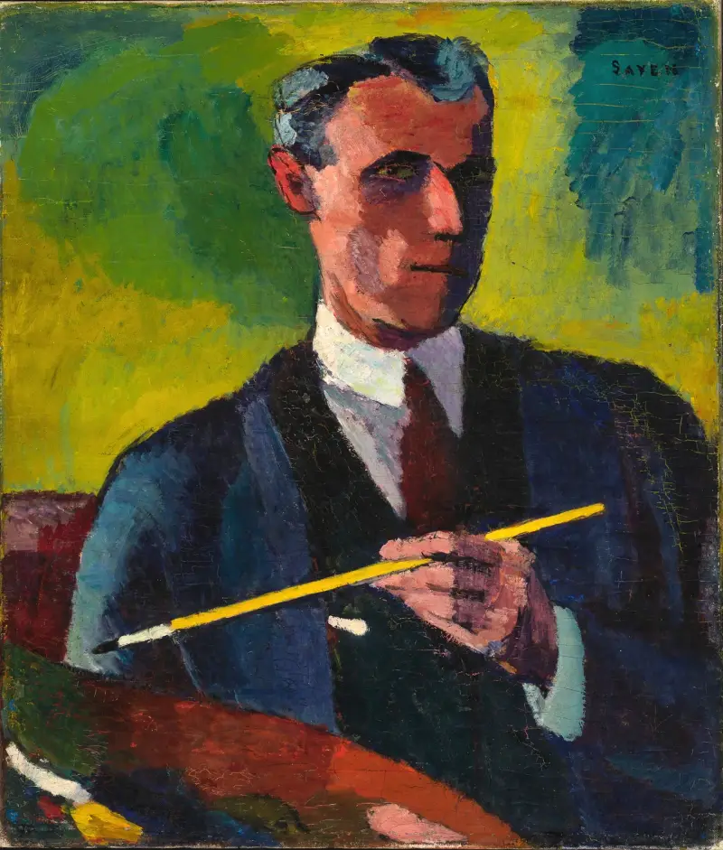 Autoportret, Henry Lyman Saÿen
