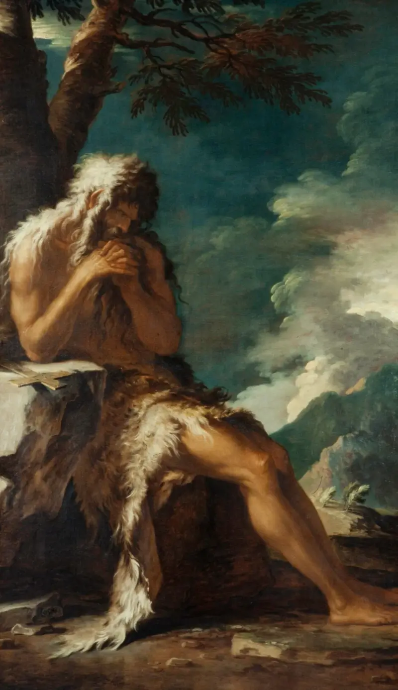 Der heilige Onuphrius von Salvator Rosa