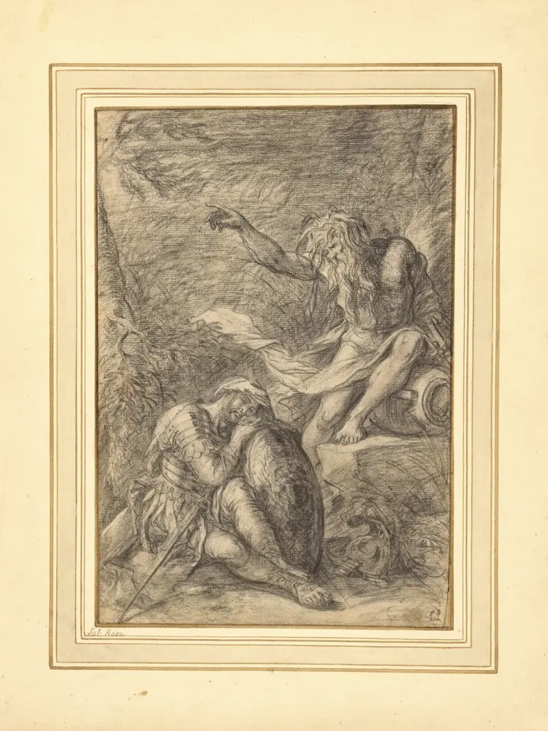 Der Traum des Aeneas von Salvator Rosa