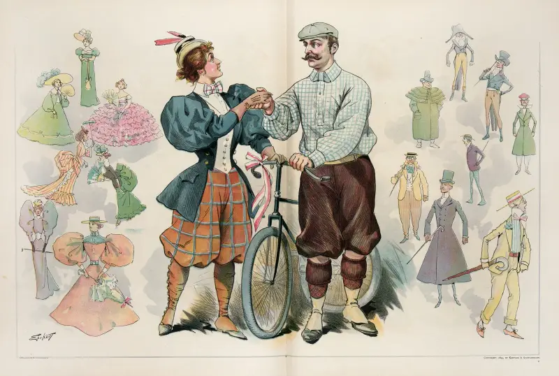 Das Fahrrad – die große Kleiderreformerin des 19. Jahrhunderts! von Samuel Ehrhart
