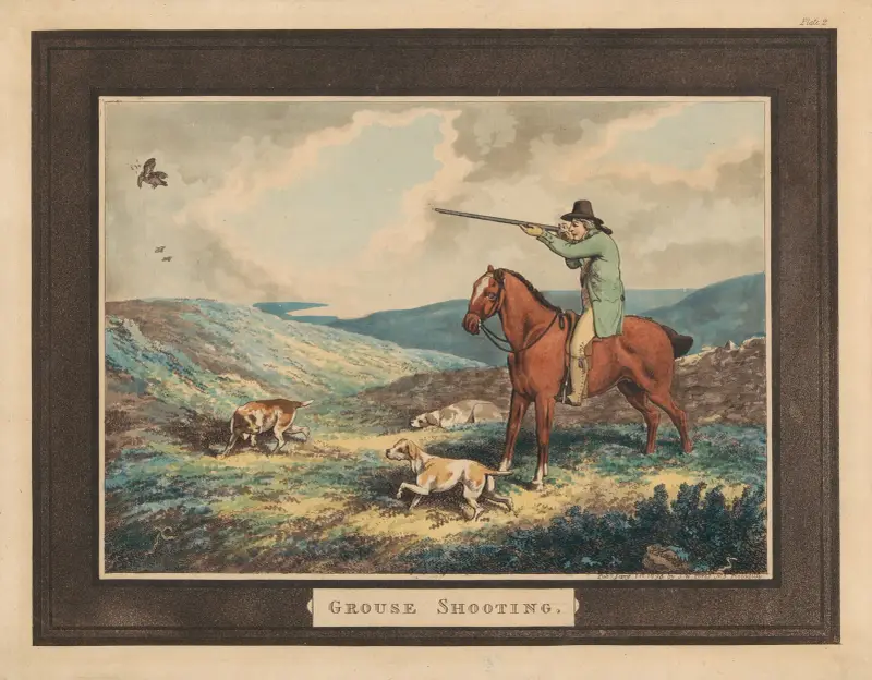 Grouse Shooting, 1796 av Samuel Howitt