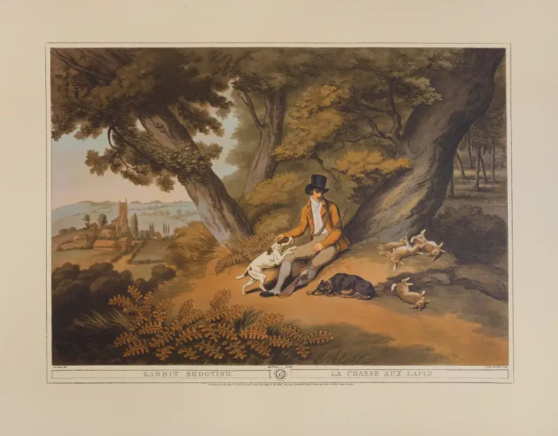 Rabbit Shooting av Samuel Howitt