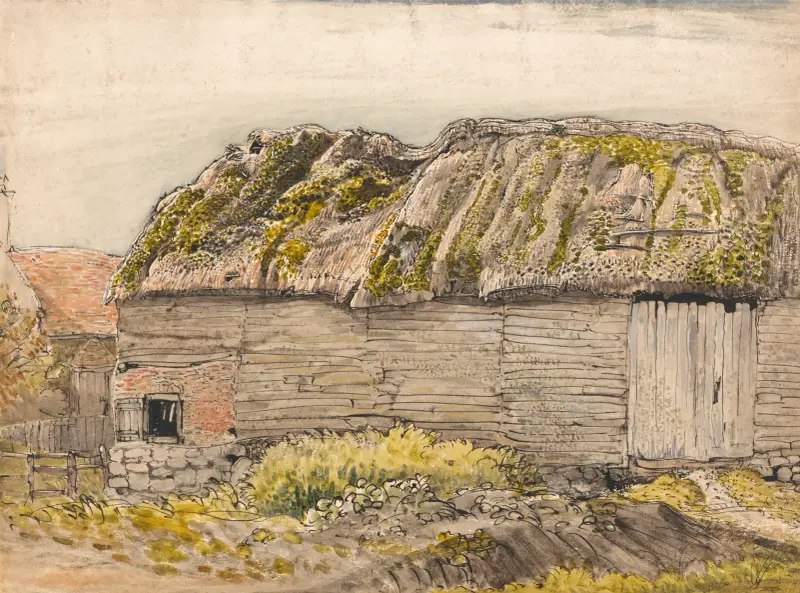 En lada med mosstak, Shoreham av Samuel Palmer