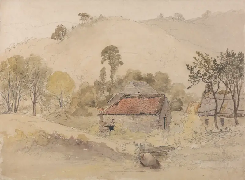 Die Scheunen – Nr. 2 von Samuel Palmer