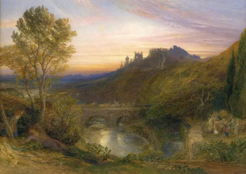 The Towered City av Samuel Palmer