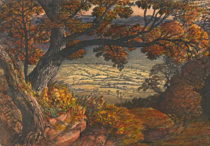 Der Weald von Kent von Samuel Palmer